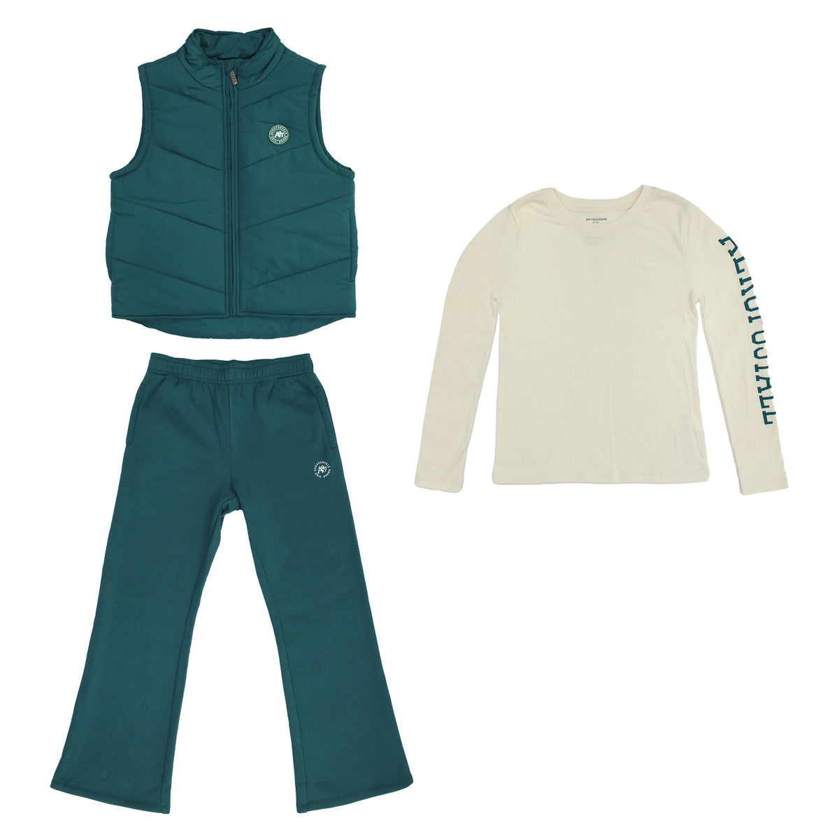 Conjunto Con Chaleco Niña