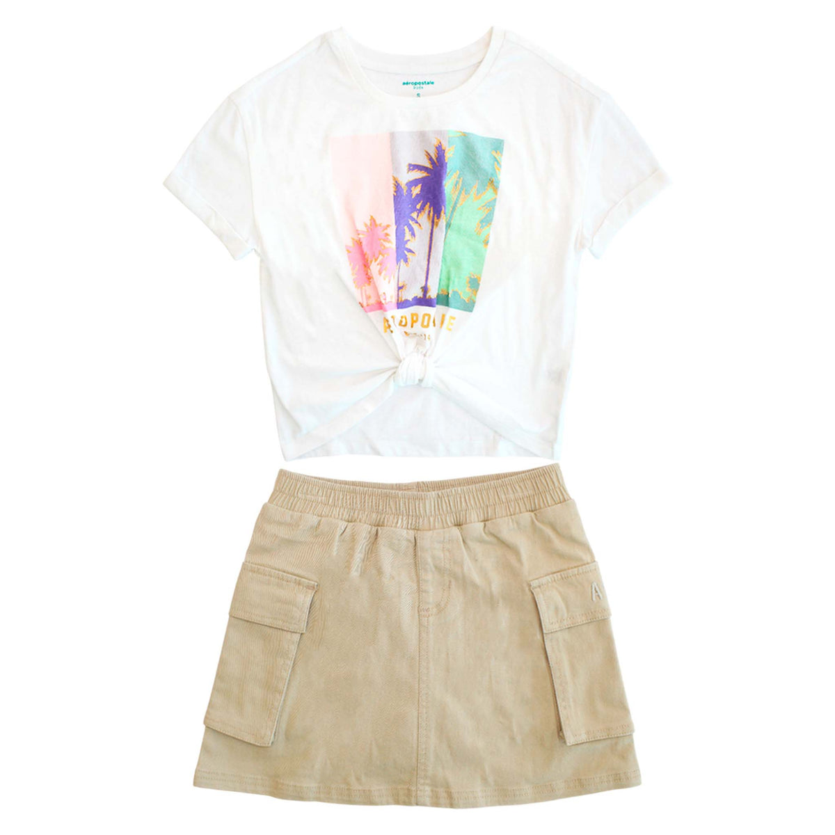 Sueter Manga Corta + Falda