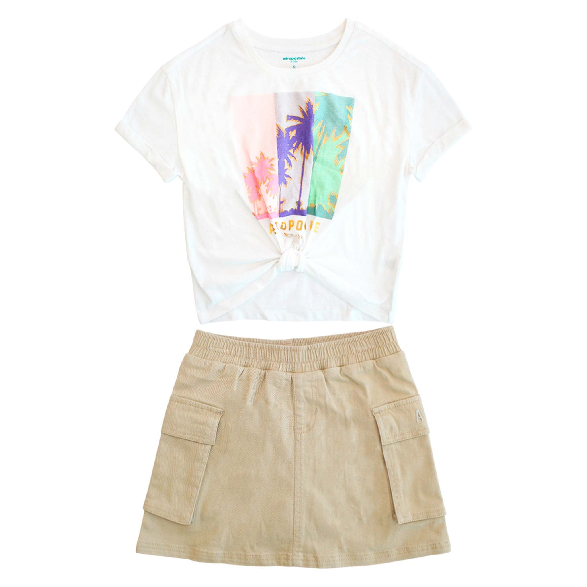 Sueter Manga Corta + Falda