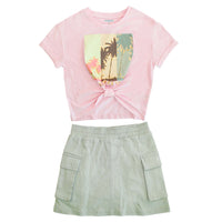 Sueter Manga Corta + Falda
