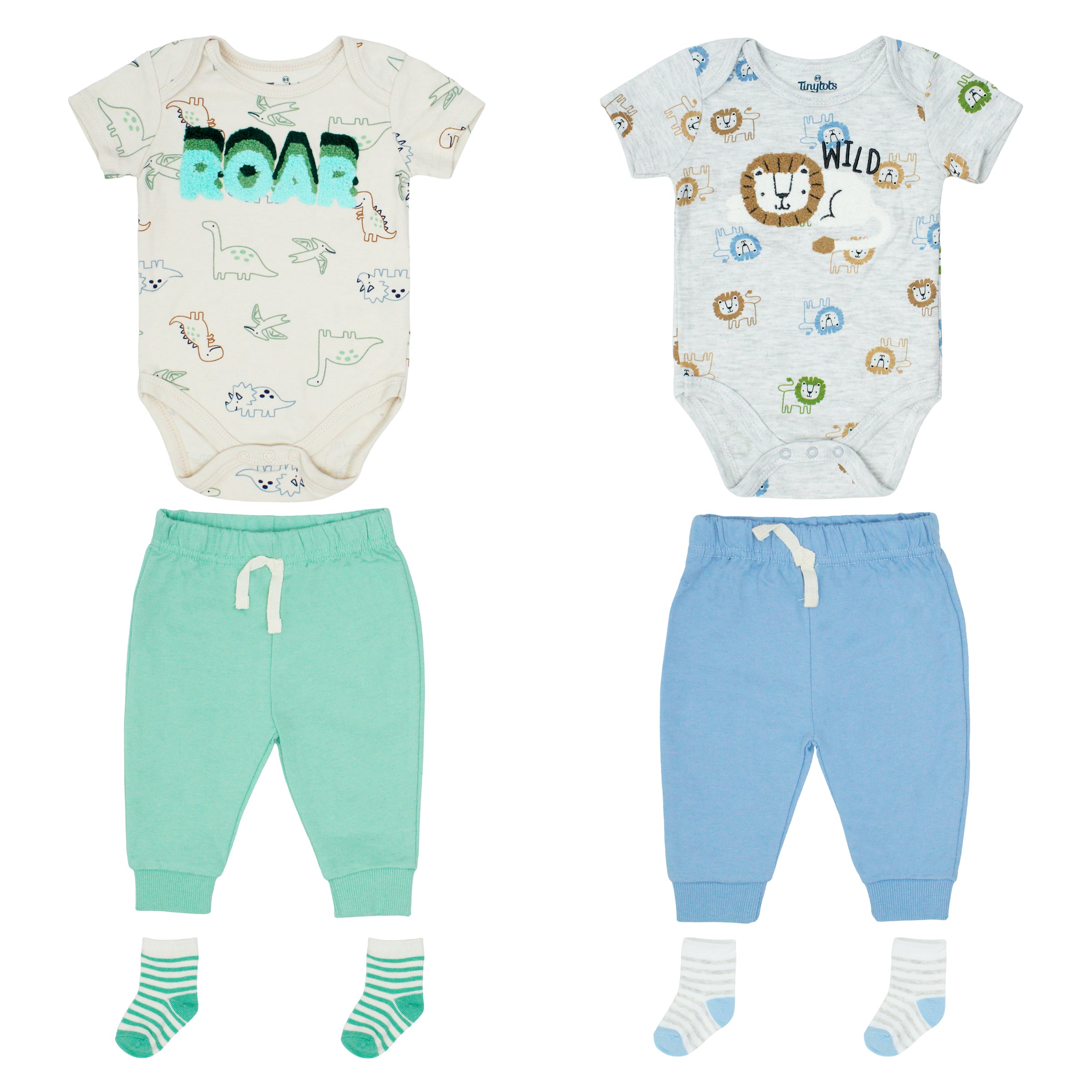 Body Manga Corta + Pantalón Largo + Medias