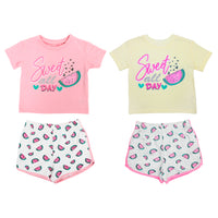 Sueter Manga Cortar + Pantalón Corto
