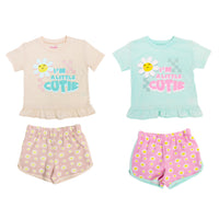 Sueter Manga Cortar + Pantalón Corto
