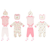 Body M/ Larga - Corta + Pantalón Largo + Gorro + Babero + Medias
