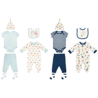 Body M/ Larga - Corta + Pantalón Largo + Gorro + Babero + Medias
