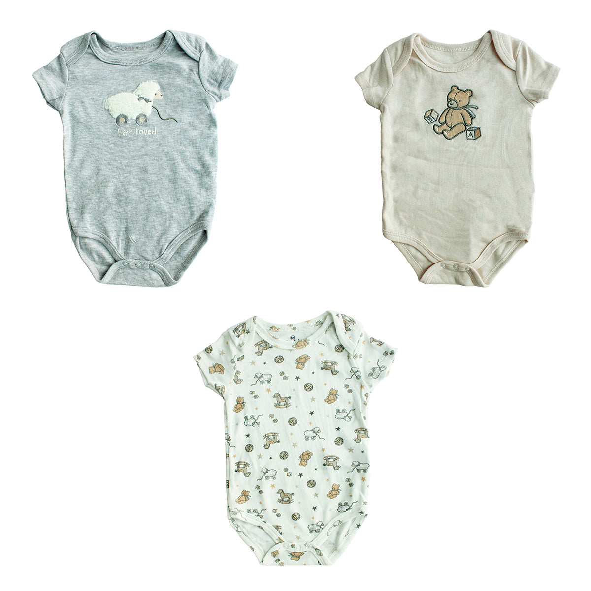 Body Manga Corta 3pk