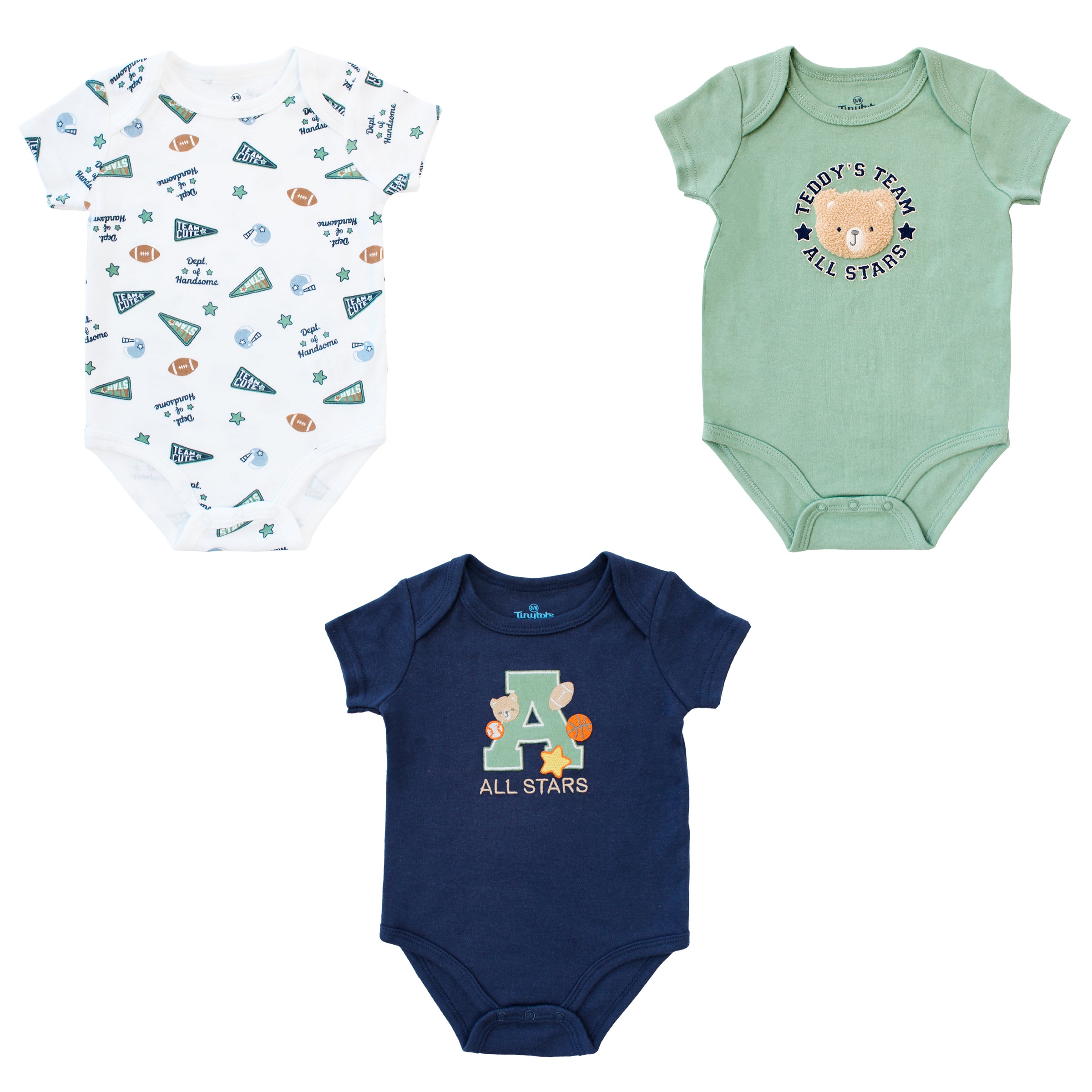 Body Manga Corta 3pk