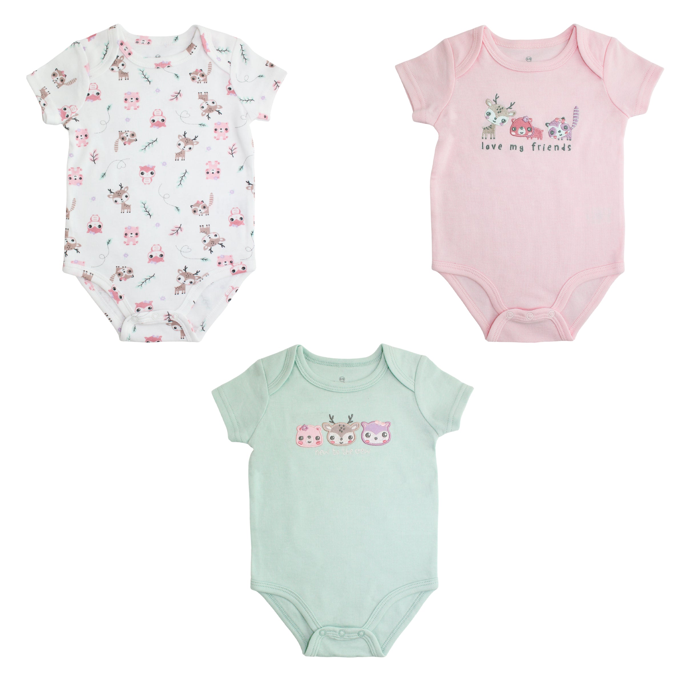 Body Manga Corta 3pk