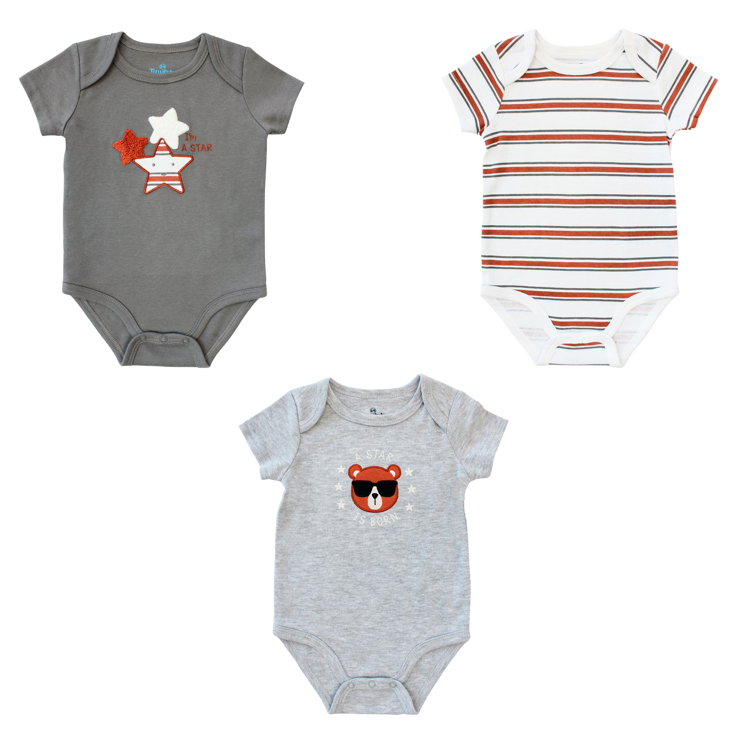 Body Manga Corta 3pk