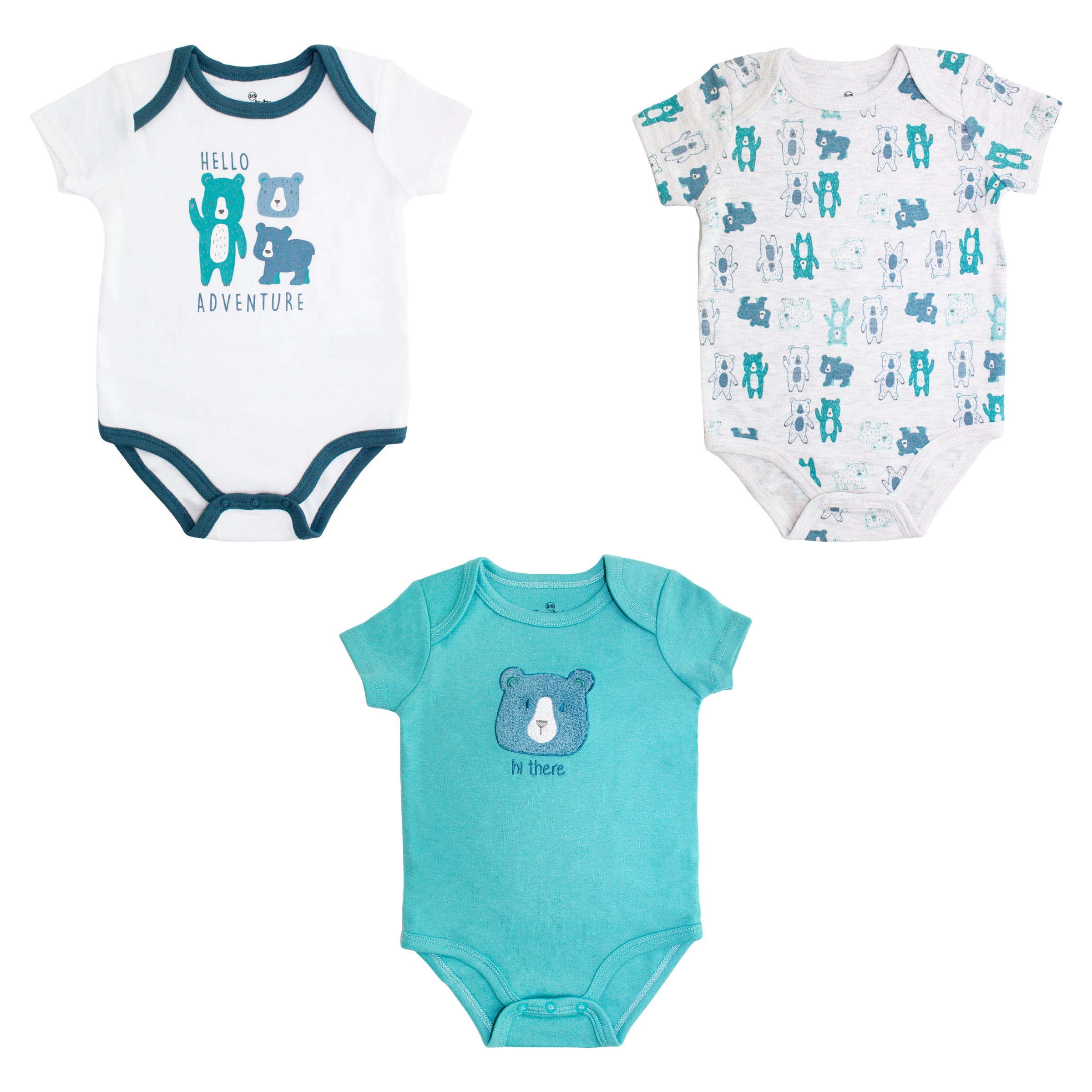 Body Manga Corta 3pk