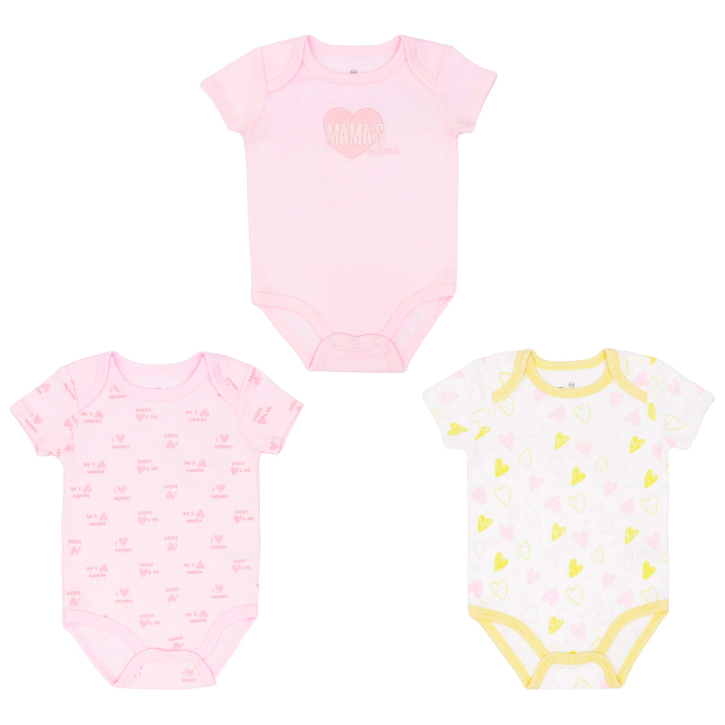 Body Manga Corta 3pk