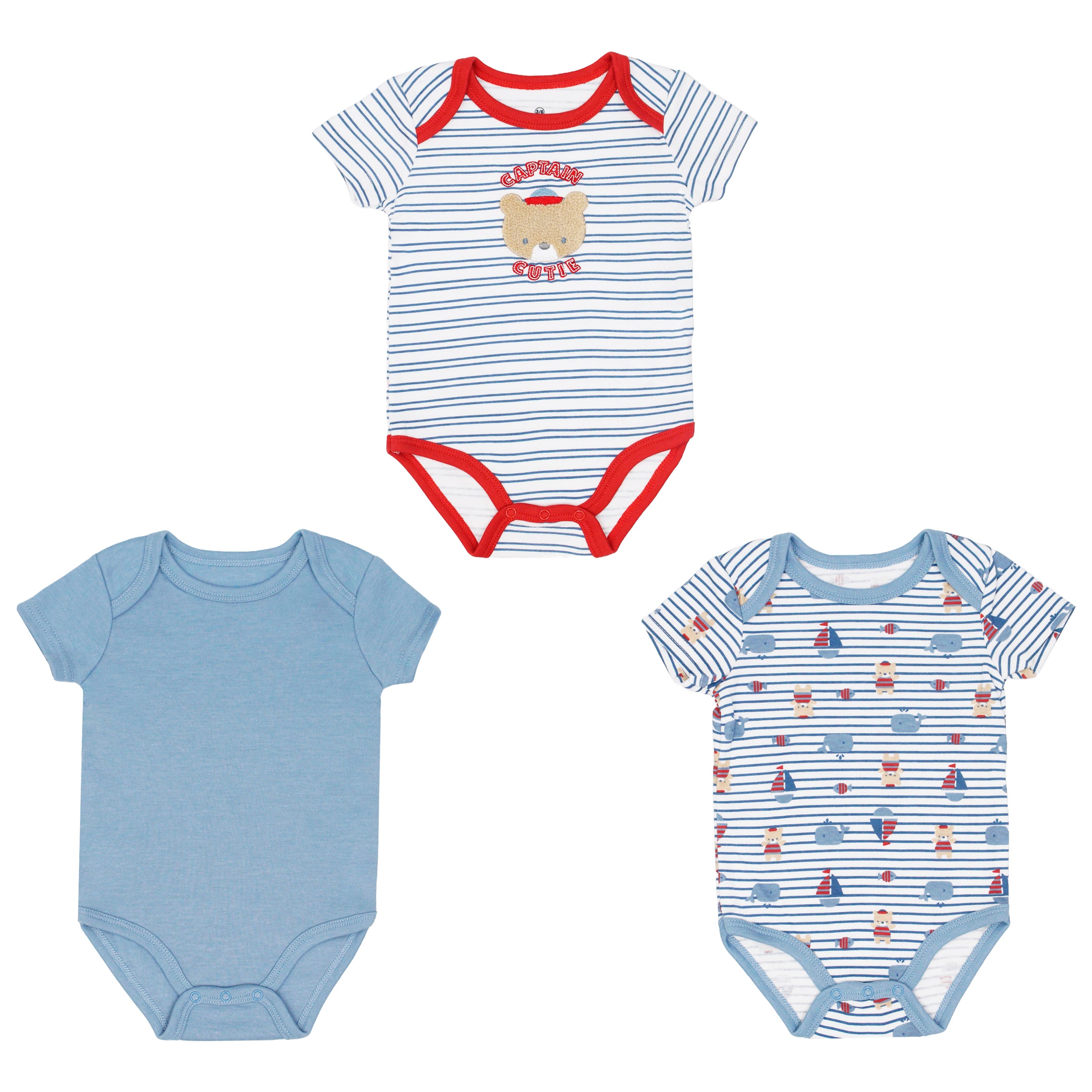 Body Manga Corta 3pk