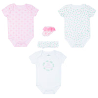 Body Manga Corta + Diadema + Medias 3pk
