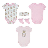 Body Manga Corta + Diadema + Medias 3pk
