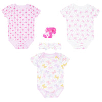 Body Manga Corta + Diadema + Medias 3pk
