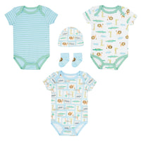 Body Manga Corta 3pk + Gorro + Medias
