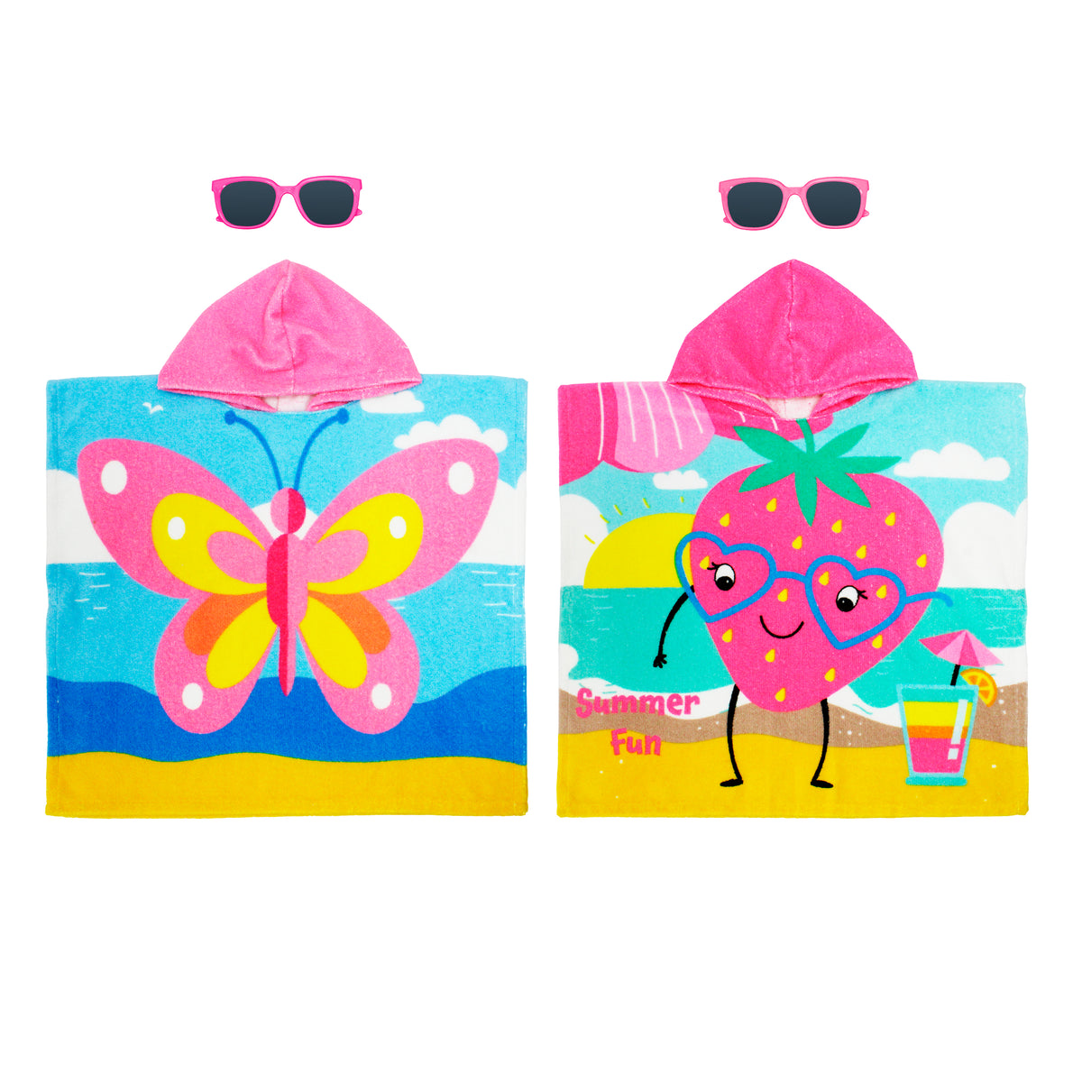 Toalla Con Capucha + Gafas