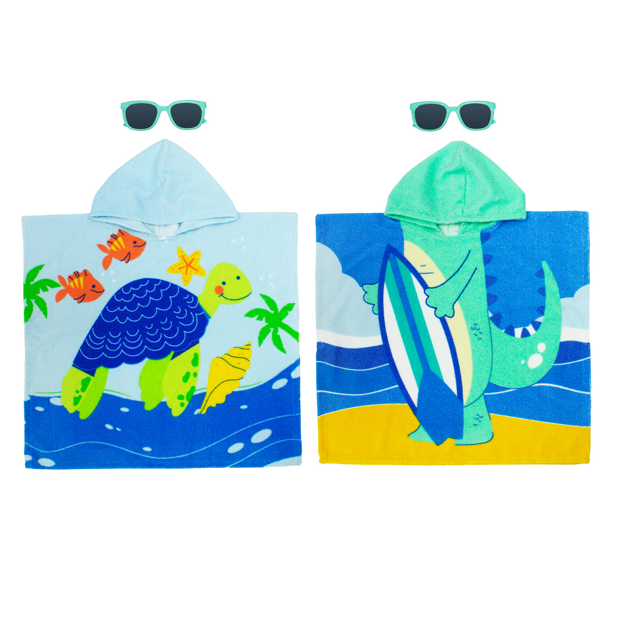 Toalla Con Capucha + Gafas