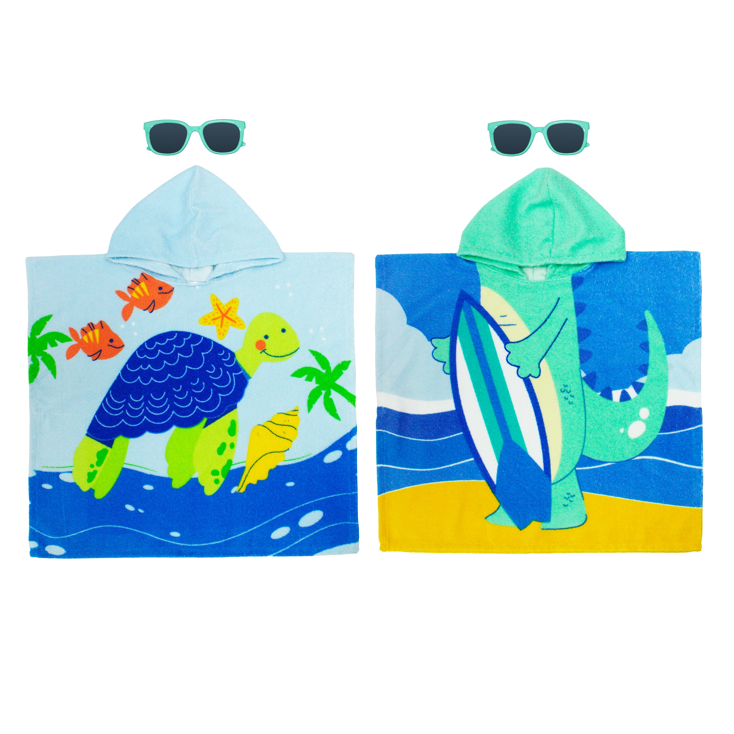 Toalla Con Capucha + Gafas