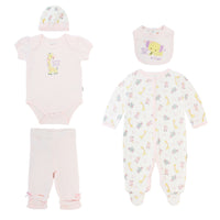 Body Manga Larga / Corta + Pantalón Largo + Gorro + Babero
