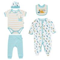 Body Manga Larga / Corta + Pantalón Largo + Gorro + Babero

