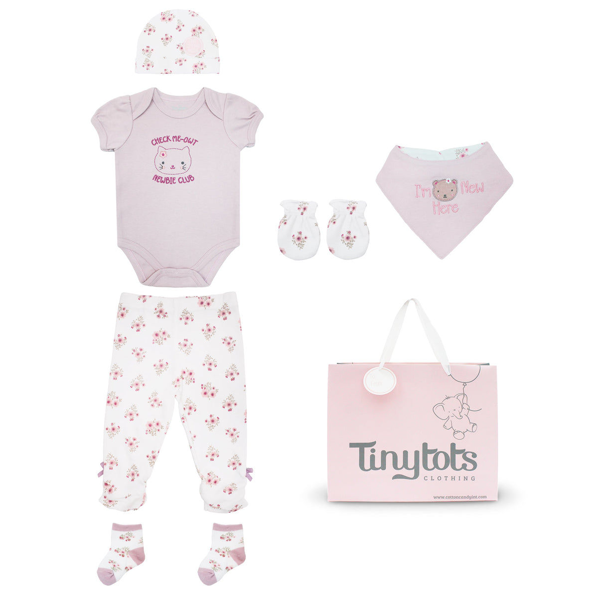 Conjunto 6 Pzas Y Bolsa De Regalo