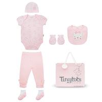 Body M/ L + Pantalón Largo + Gorro + Babero + Medias + Mitones + Bolsa
