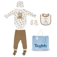 Body M/ L + Pantalón Largo + Gorro + Babero + Medias + Mitones + Bolsa
