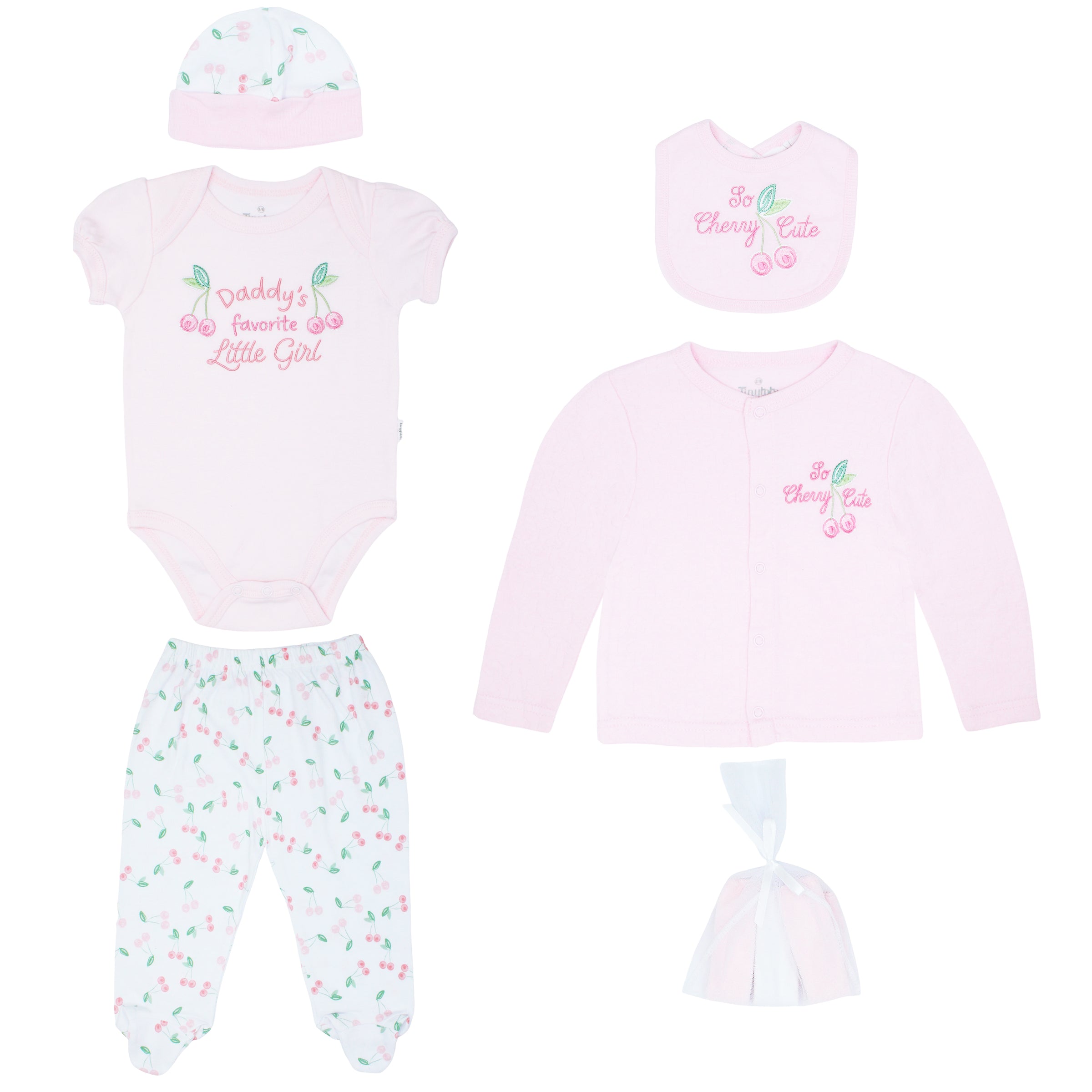 Body Manga Corta + Pantalón Largo + Abrigo + Gorro + Babero + Toallitas