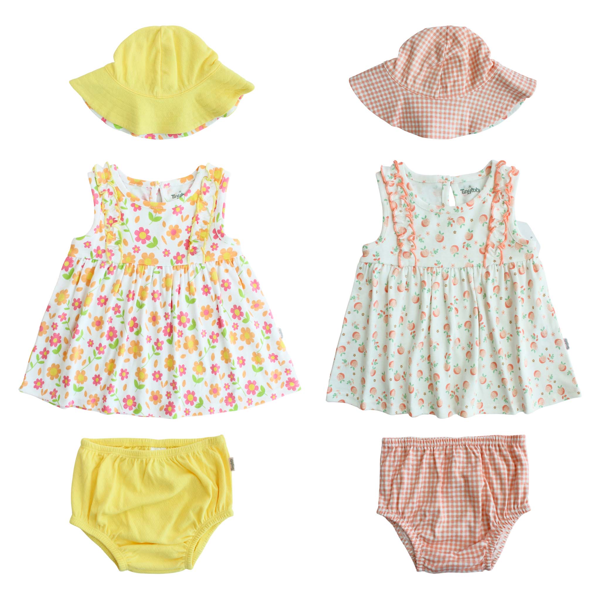 Conjunto vestido P/ Bebe 3pzs