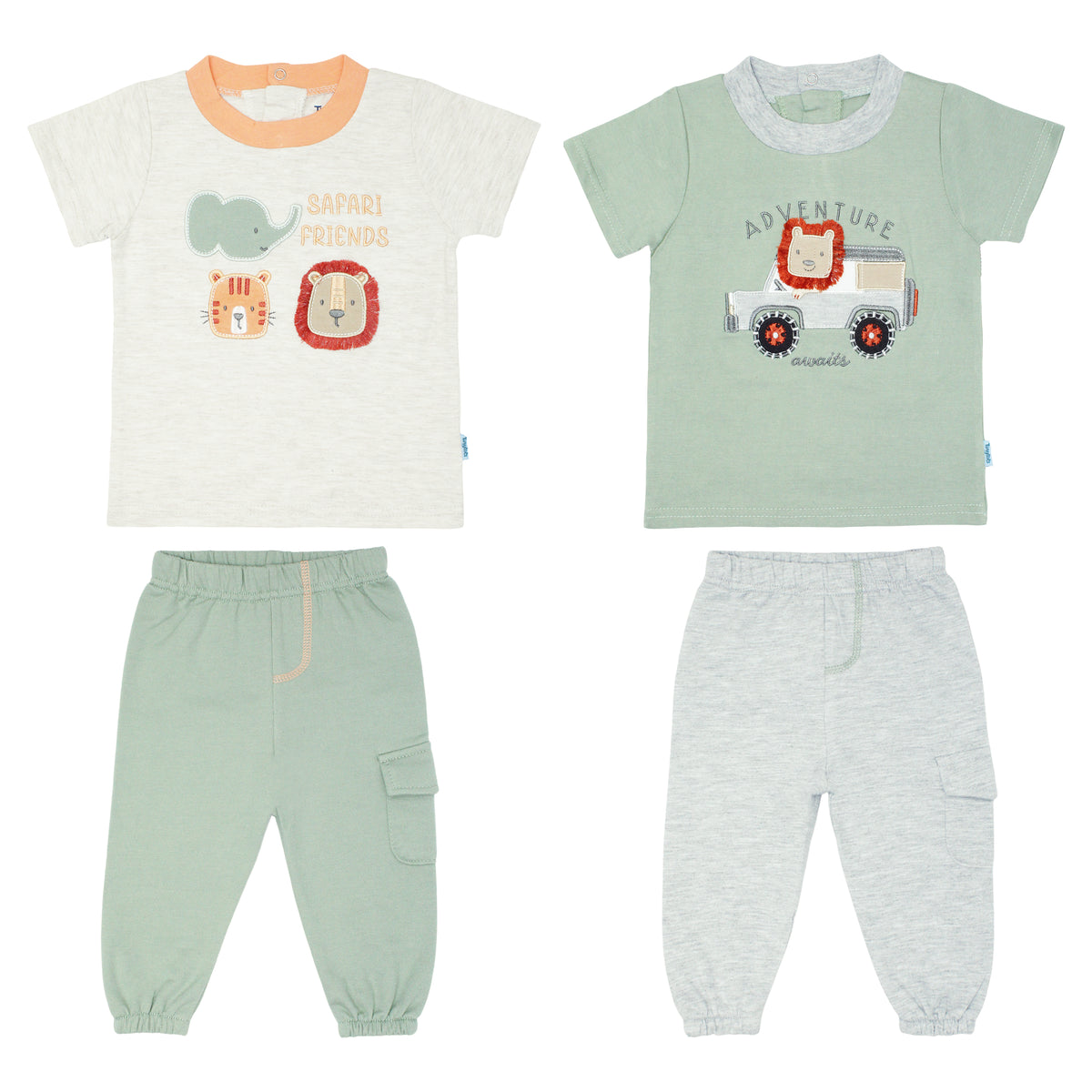 Sueter Manga Corta + Pantalón Largo