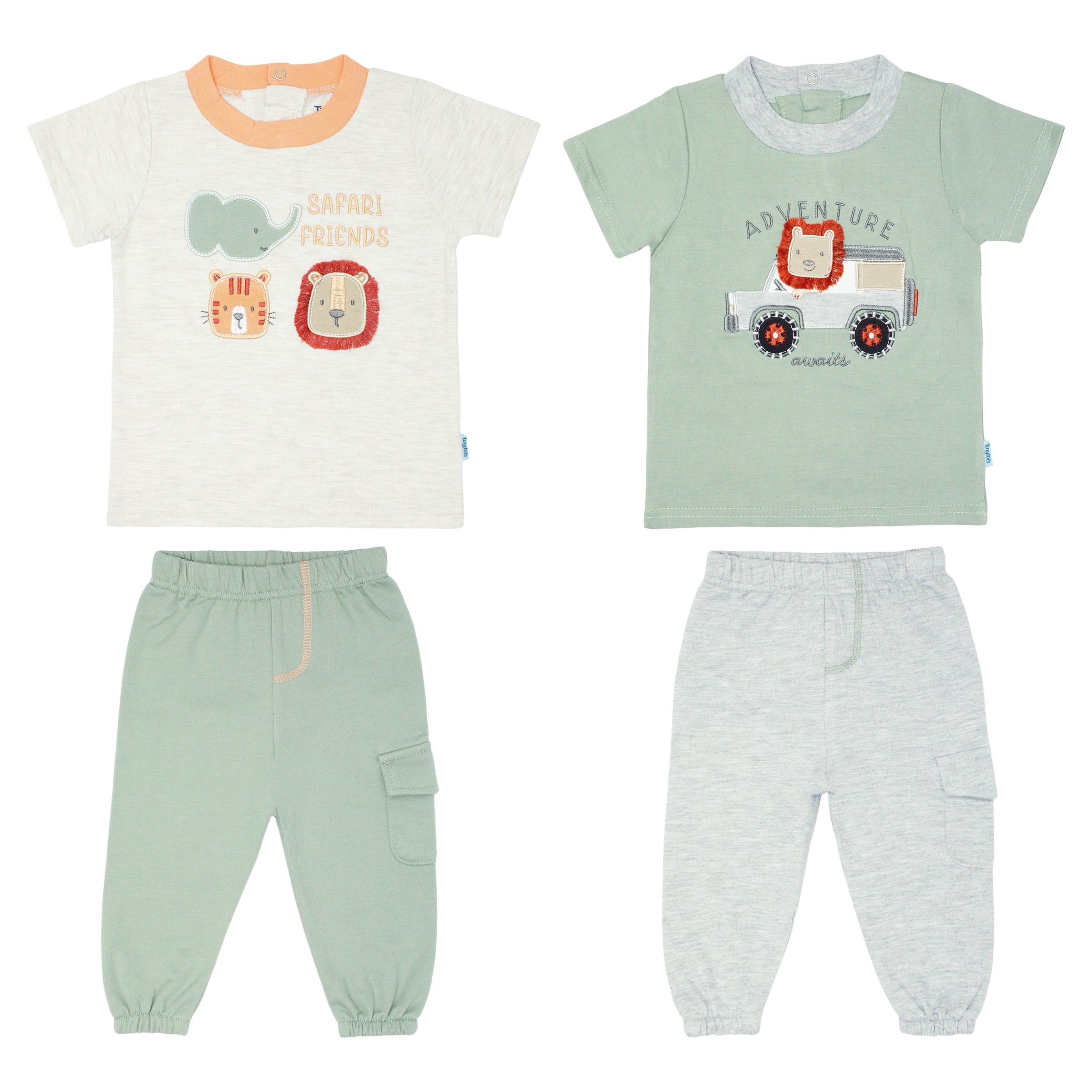 Sueter Manga Corta + Pantalón Largo