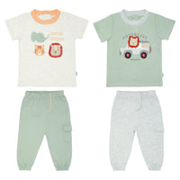 Sueter Manga Corta + Pantalón Largo
