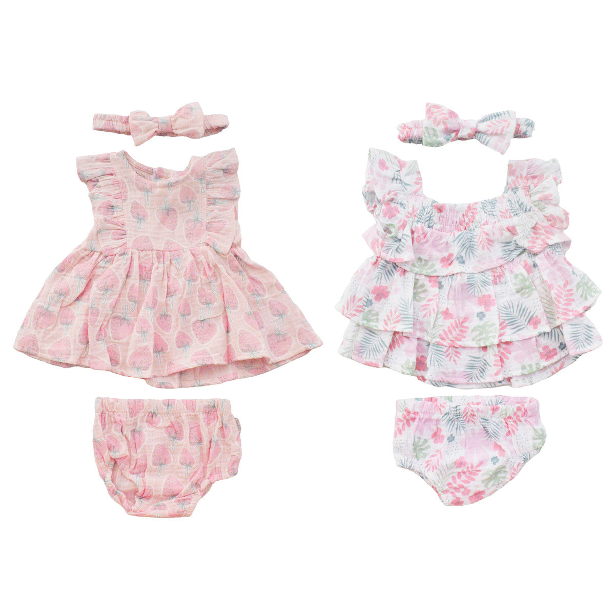 Vestido - Vincha - Panty P/ Bebe