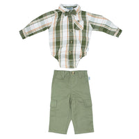 Body Camisa + Pantalón Largo
