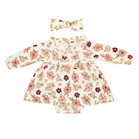 Body Vestido Para Bebé Y Vincha
