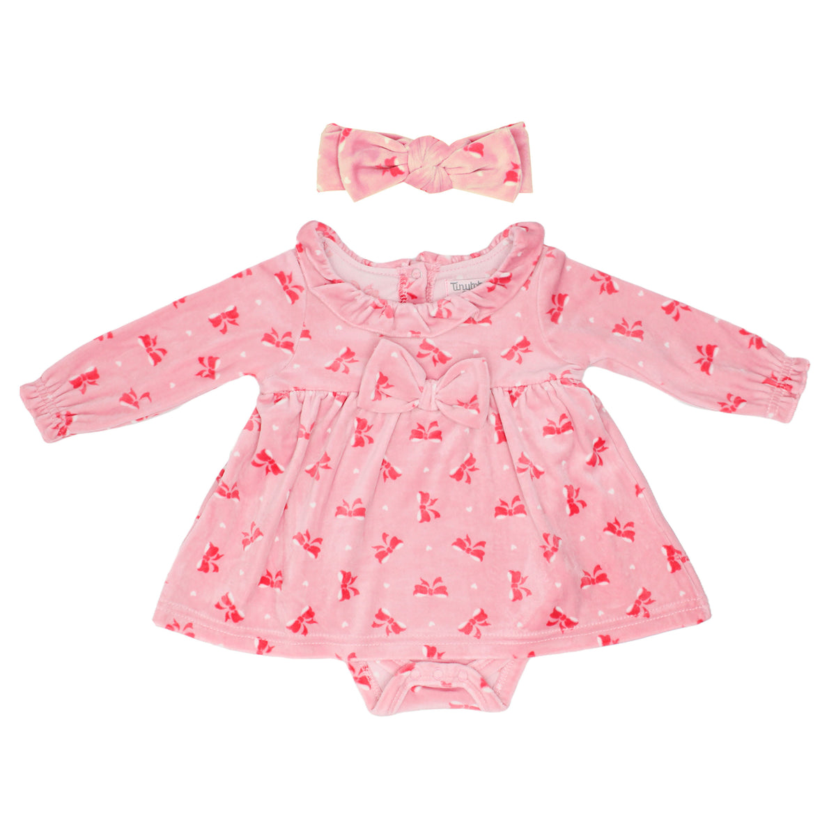 Body Vestido Para Bebé Y Vincha