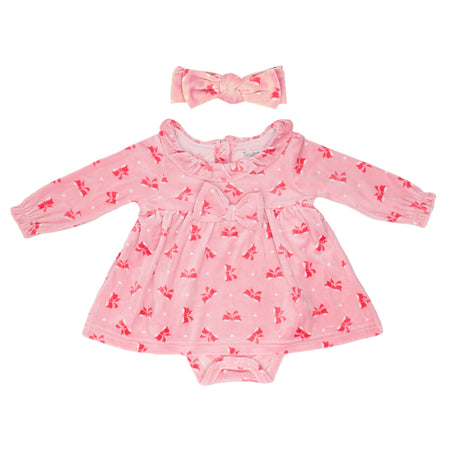Body Vestido Para Bebé Y Vincha