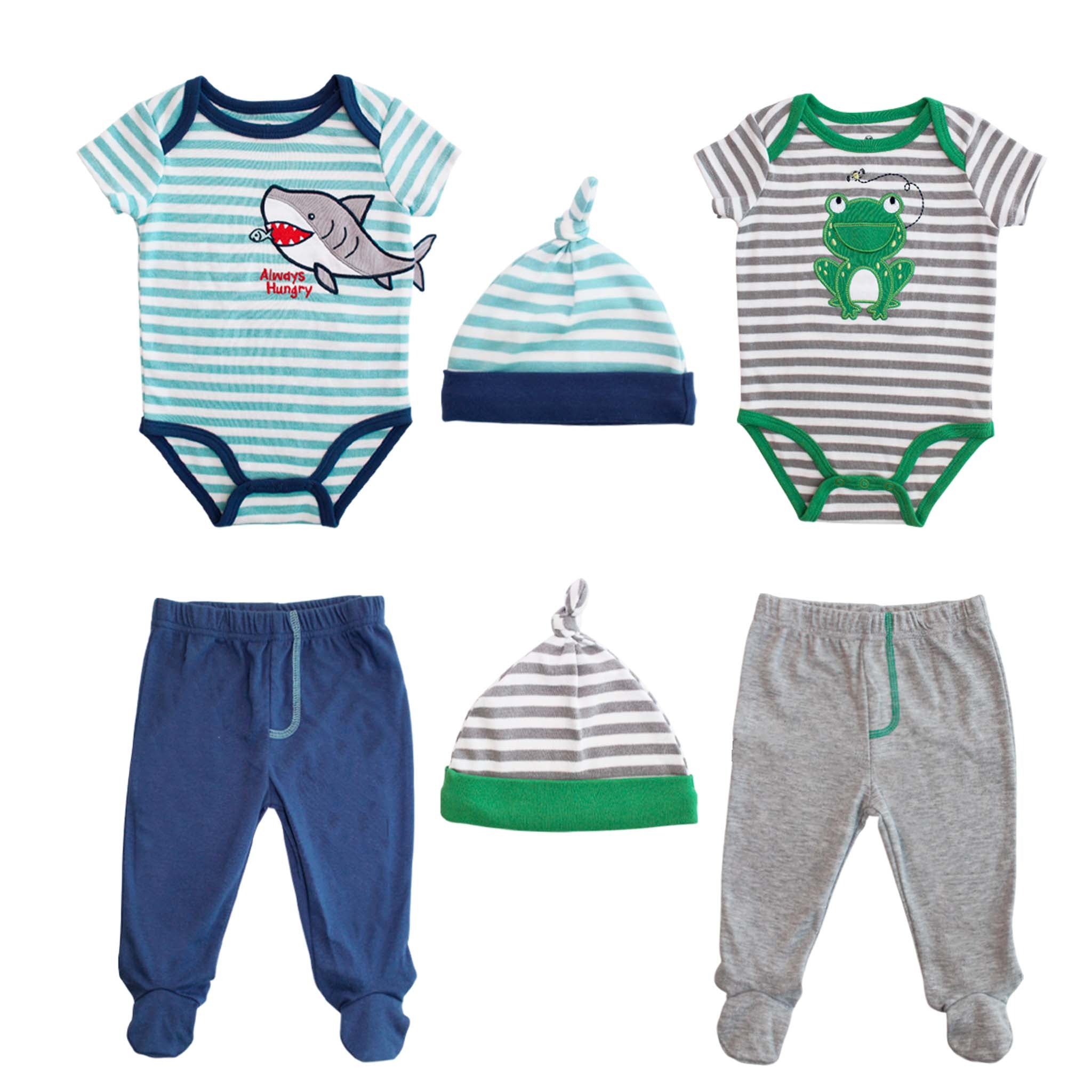 Body Manga Corta + Pantalón Largo + Gorro