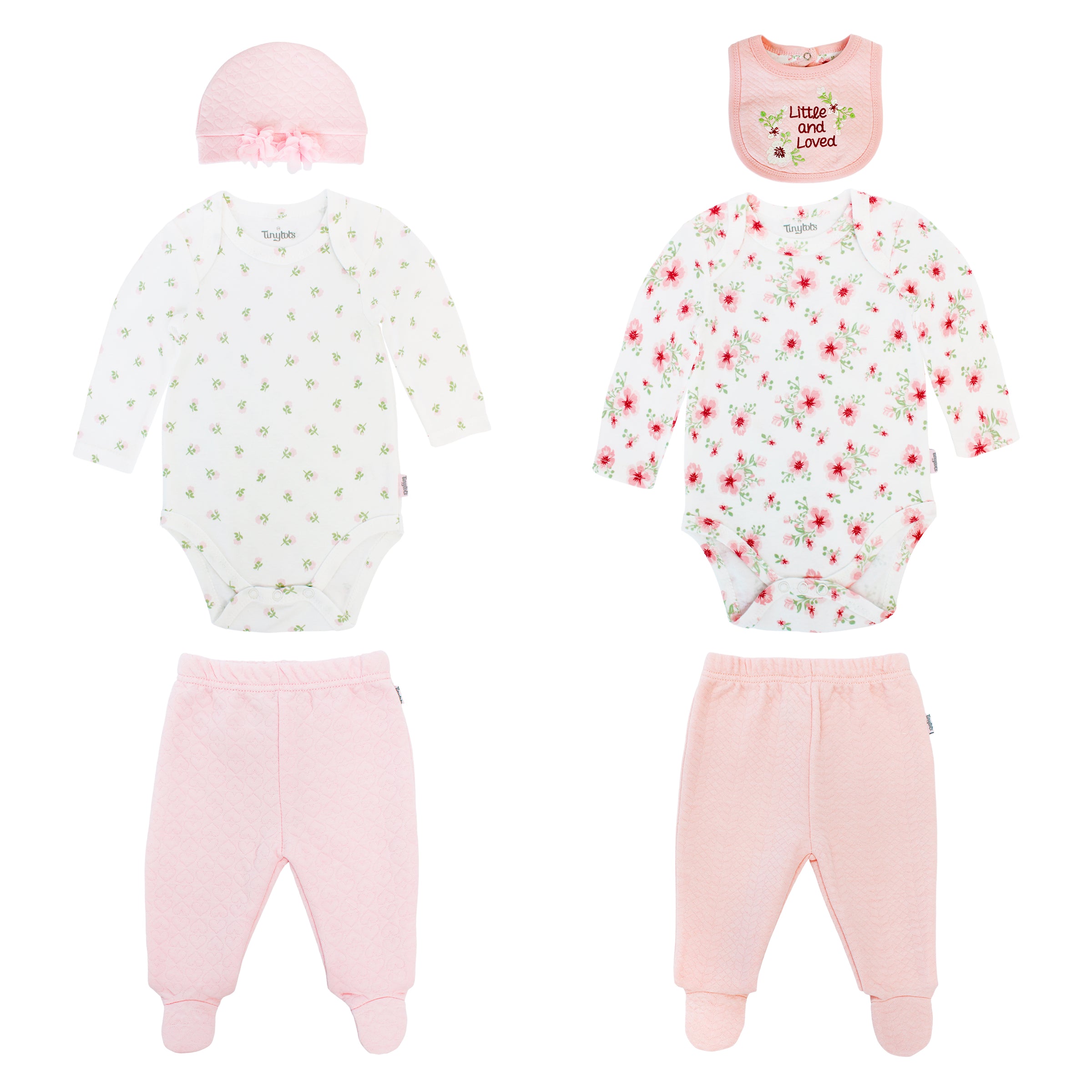 Body Manga Larga + Pantalón Largo + Gorro + Babero