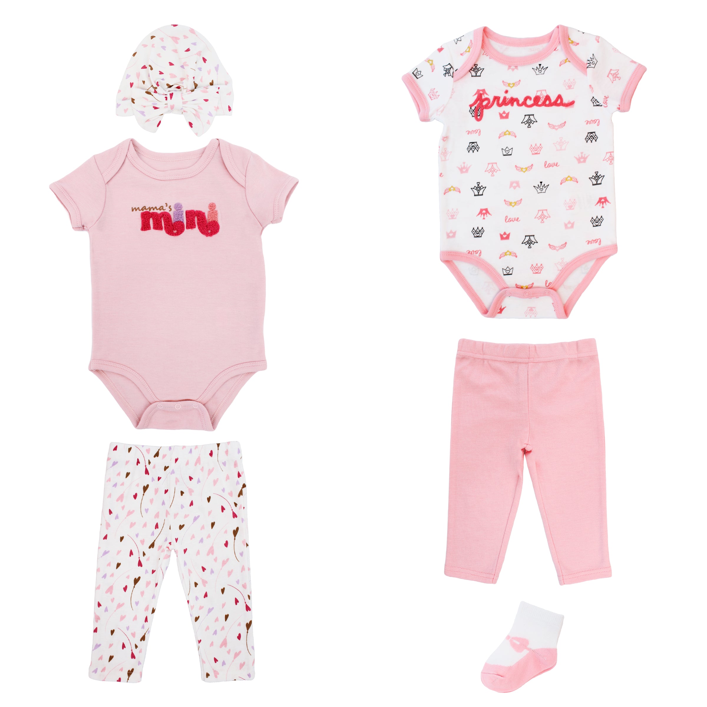 Body Manga Corta + Pantalón Largo + Gorro + Medias