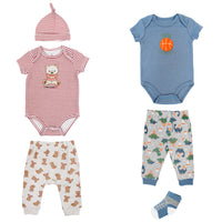 Body Manga Corta + Pantalón Largo + Gorro + Medias
