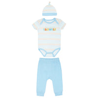 Body Manga Corta + Pantalón Largo + Gorro
