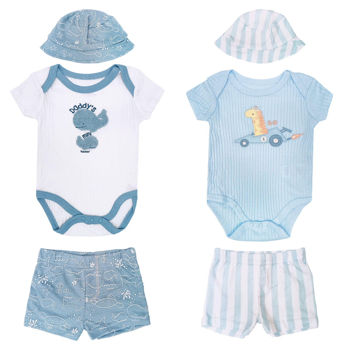 Sueter Manga Corta + Pantalón Corto + Diadema