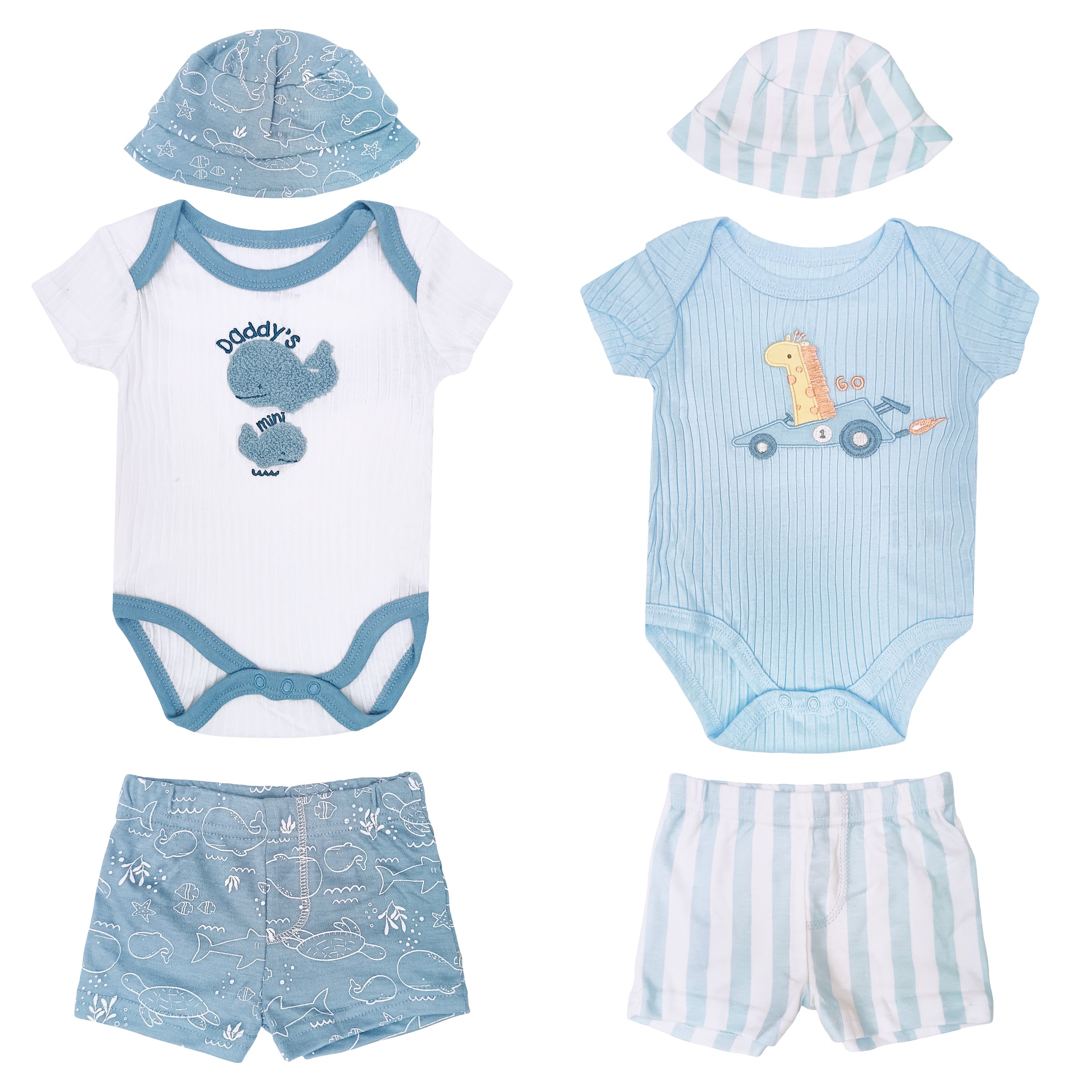 Sueter Manga Corta + Pantalón Corto + Diadema