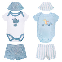 Sueter Manga Corta + Pantalón Corto + Diadema
