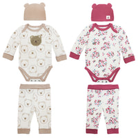 Body Manga Larga + Pantalón Largo + Gorro
