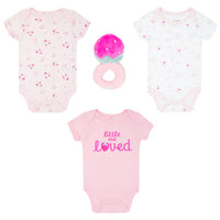 Body Manga Corta 3pk + Peluche De Apego
