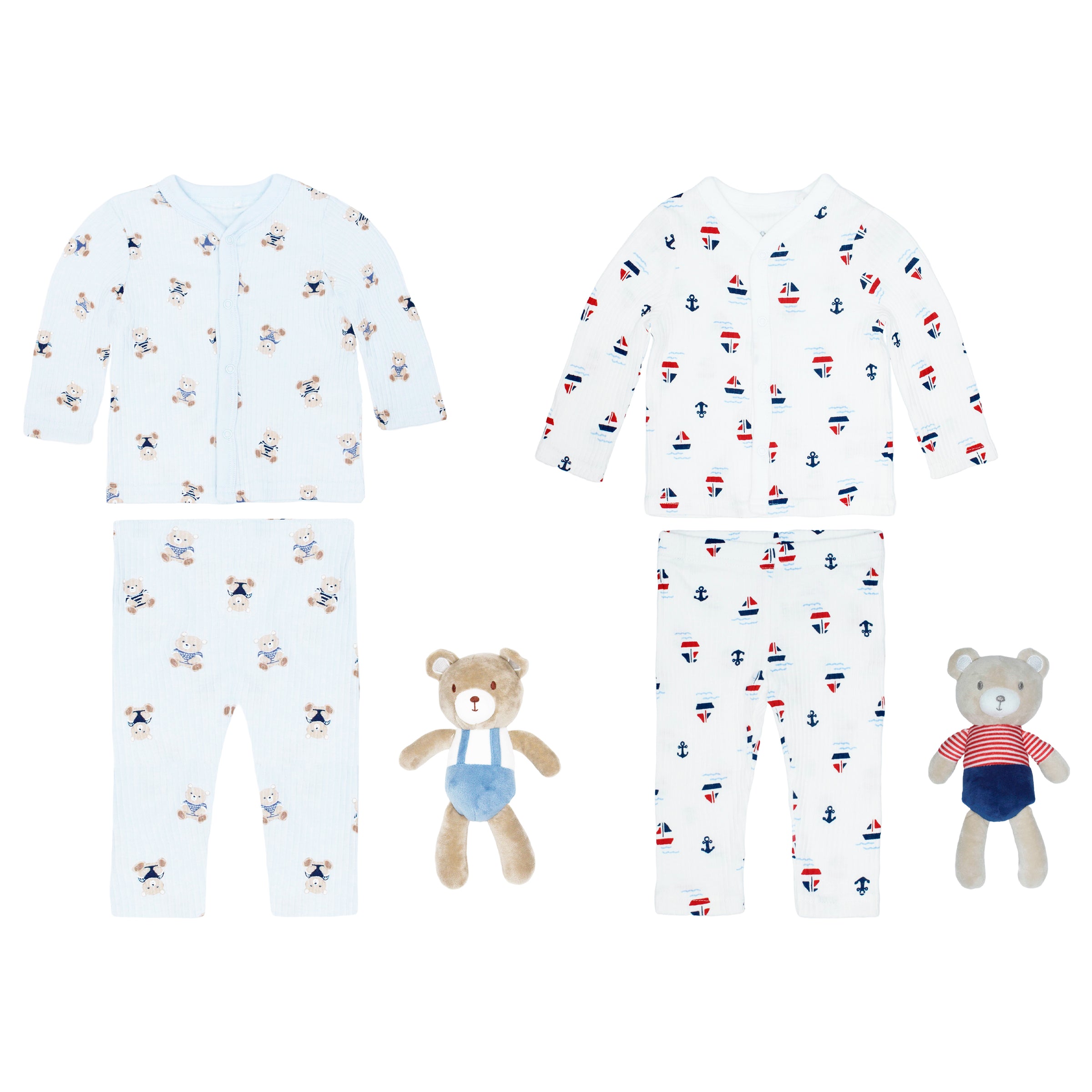 Pijama Manga Larga de Pantalón Largo + Peluche