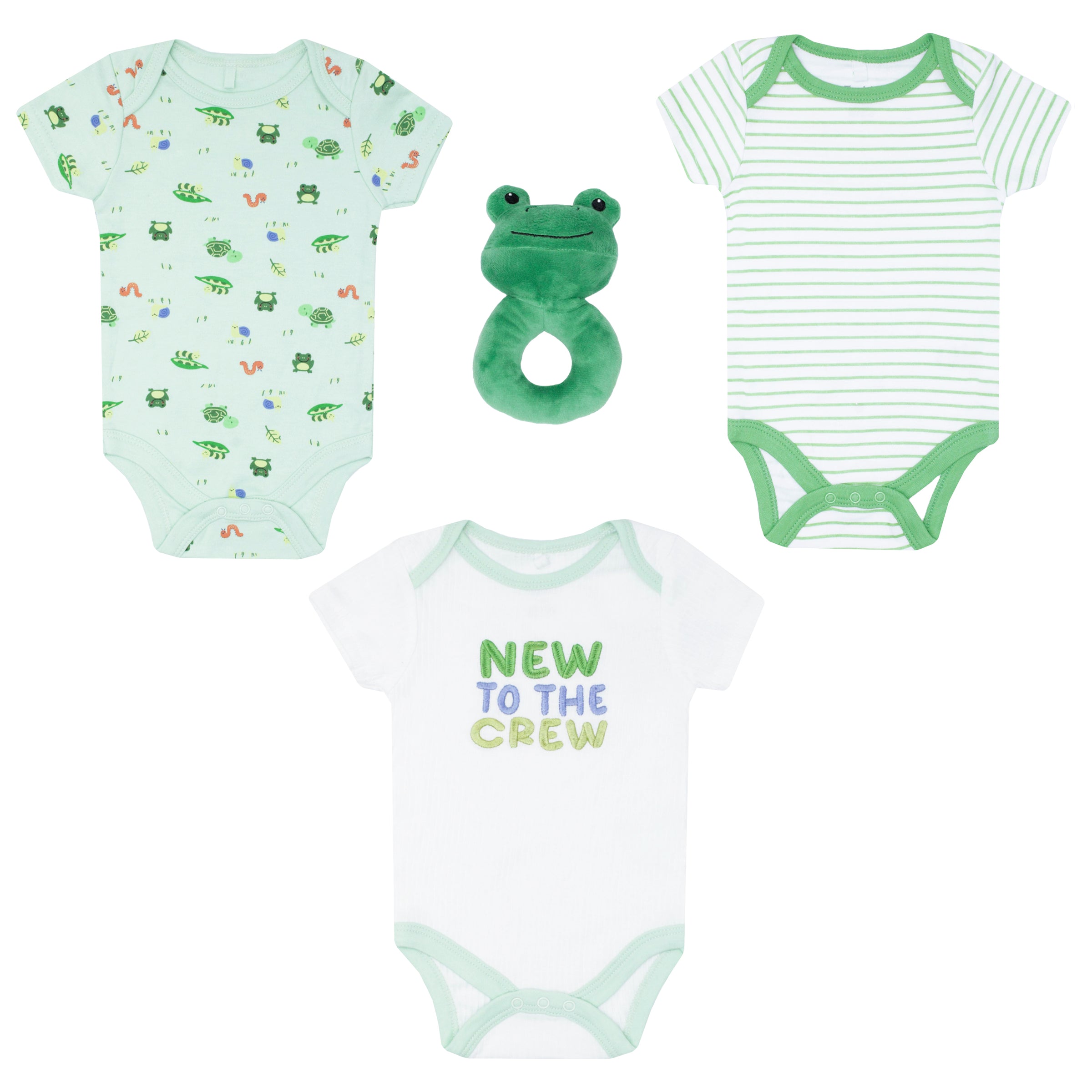 Body Manga Corta 3pk + Peluche De Apego